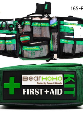 Handy First Aid Kit Bag 165-Piece Lightweight Emergency  Res