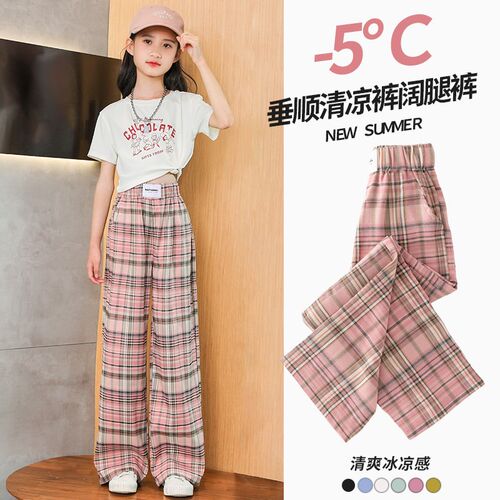 next sara女童短袖套装夏季2024新款洋气时髦儿童夏装中大童炸街