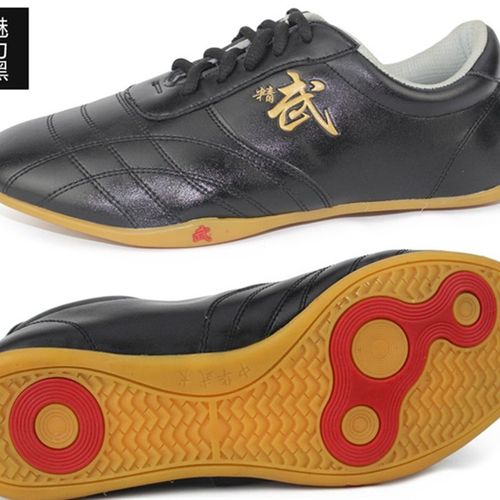 乔尚室内专业武术鞋练功鞋薄底牛筋底男女成人儿童功夫竞赛表演鞋