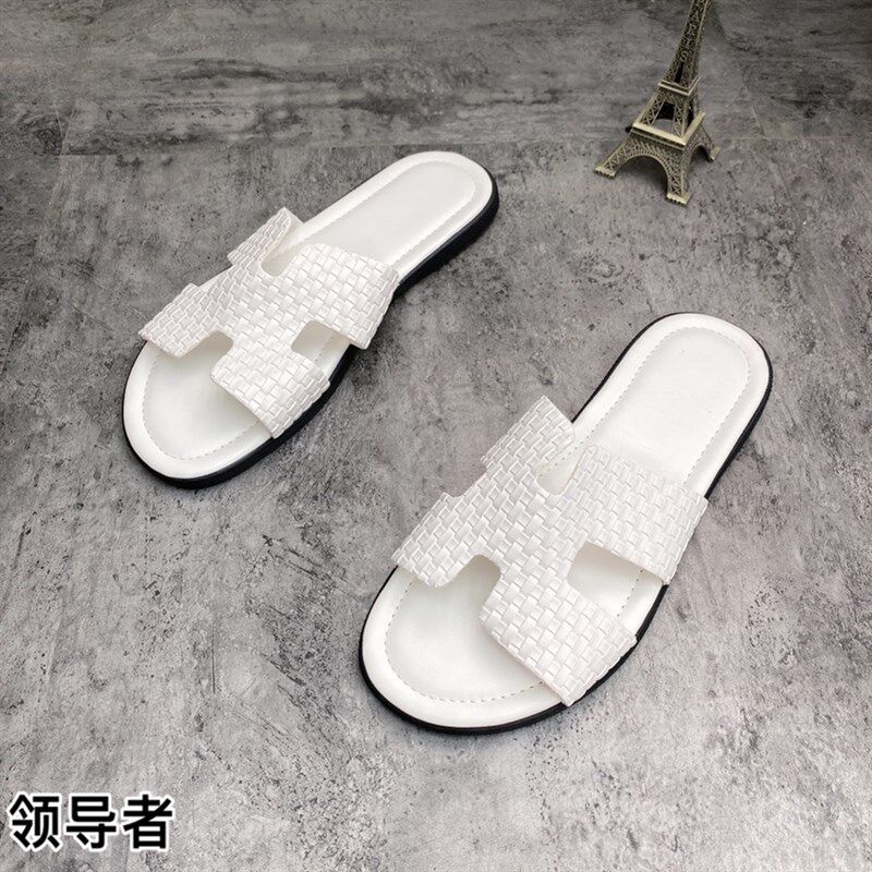 男士时尚个性凉鞋2023夏季新款编织潮流休闲鞋青年外穿沙滩鞋拖鞋