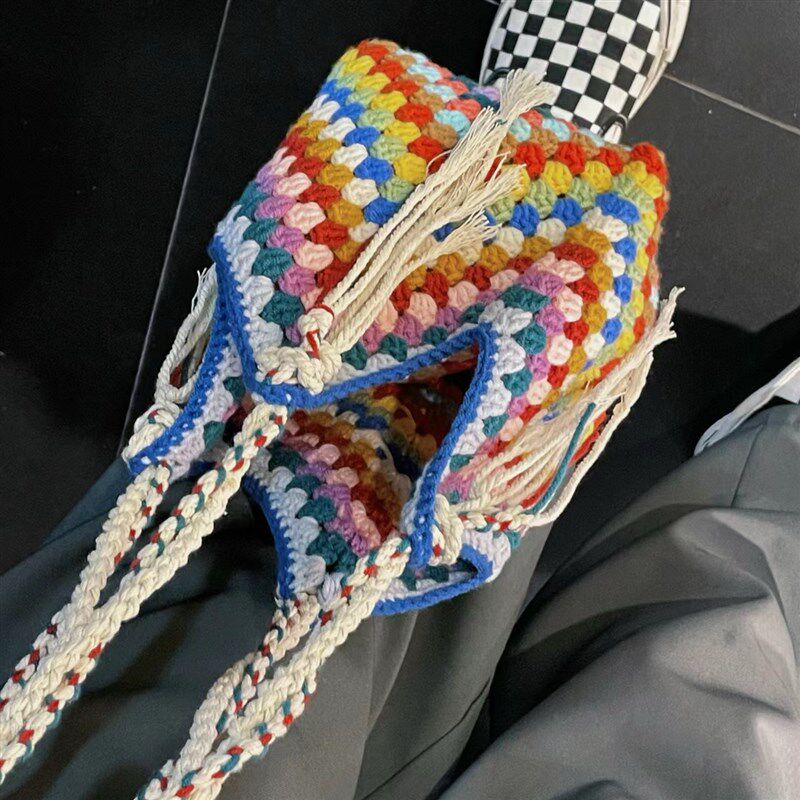 手工编织包包diy材料包毛线钩针单肩包流浪包腋下包送女朋友礼物,服饰配件/皮带/帽子/围巾,DIY编织材料包,淘宝优惠券,粉丝福利购,淘宝优惠卷