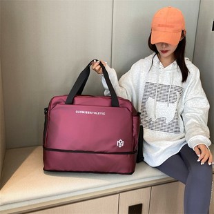 短途旅行包男女款轻便大容量出差旅游手提包行李包袋运动健身背包