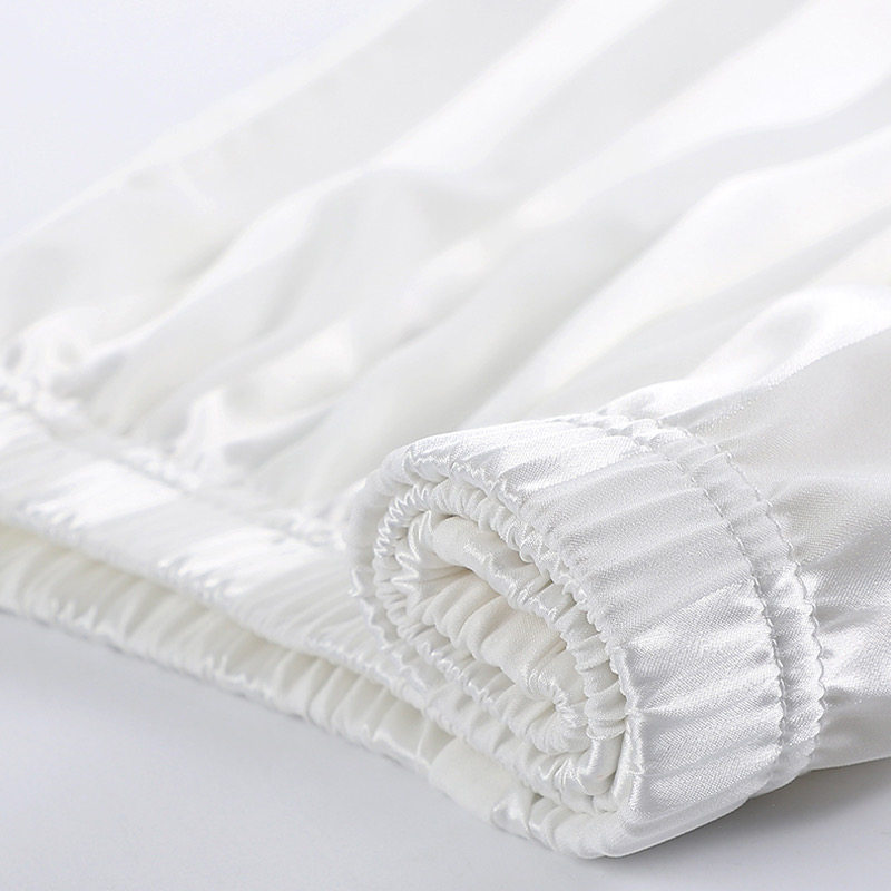 白色睡衣男冰丝薄款丝绸春秋长袖长裤宽松大码男士夏季家居服秋款,女士内衣/男士内衣/家居服,睡衣/家居服套装,淘宝优惠券,粉丝福利购,淘宝优惠卷