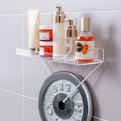 速发Acrylic Wall Rack Shelf Wall Hanging Board Free Punch Ba