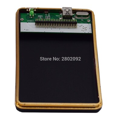 Black USB 2.0 to 1.8''CF 50 pin Hard Drive Disk HDD aluminu