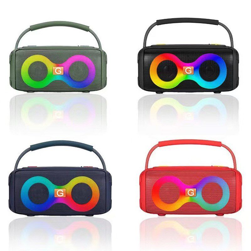 无线蓝牙音箱重低音炮户s外便携大功率家用带氛围灯多功能桌面音