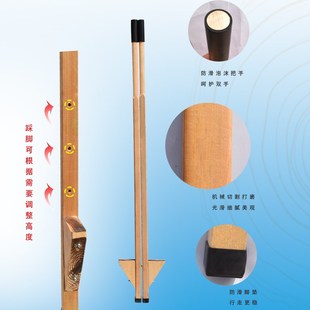 高跷绑腿传统儿童民间杂技木质专业踩走高跷幼儿园小腿子脚架成人