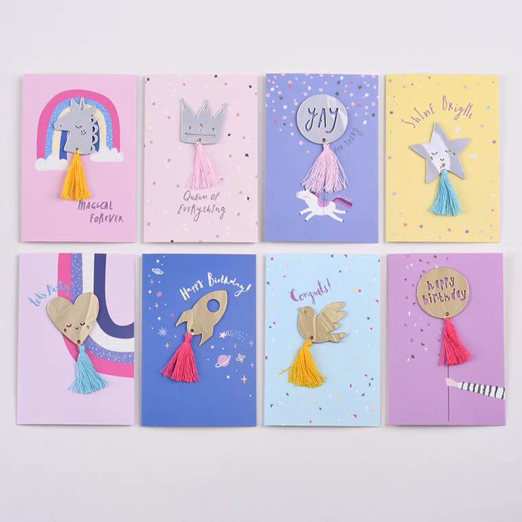 速发happy birthday cards big size greeting cards wishes card 节庆用品/礼品 贺卡/卡片 原图主图