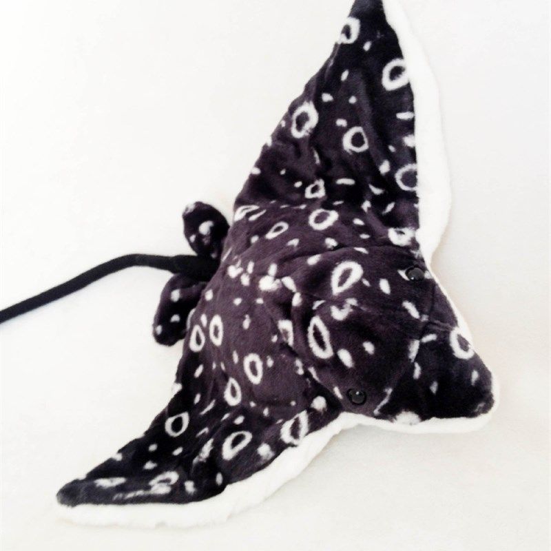 速发马尔代夫 旅游纪念品海洋仿真动物 蝠鲼mobula魔鬼z鱼鳐鱼毛