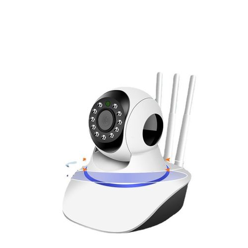 WiFi无c线监控摄像头 室内家用网络摇头机婴儿监视器高清摄像机