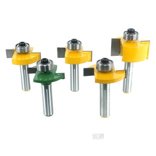 1pc 8mm Shank T-Sloting Router Bit Bit with Bearing Wood Slo