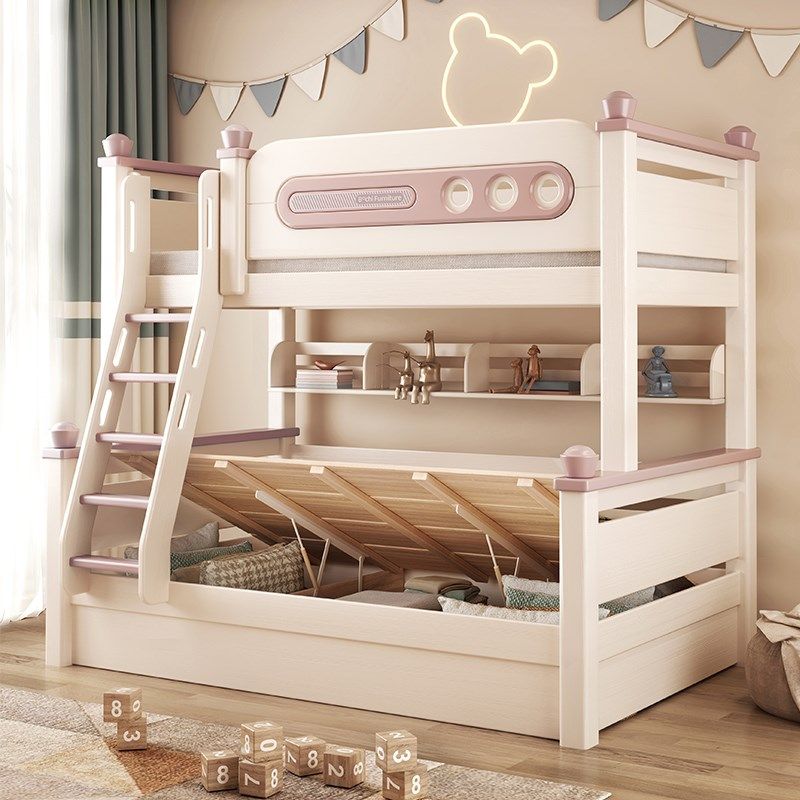 上下床双层床全实木高低床小户型大人女孩子母床上下铺木床儿童床,住宅家具,高低/子母床,淘宝优惠券,粉丝福利购,淘宝优惠卷