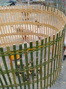 家用可移动围栏围鸡鸭子竹围栏小鸡竹围栏花园围栏栅竹围栏养鸡鹅