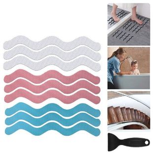 Shower Slip 24pcs shaped Anti Wave 极速12 Stickers Strips