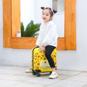 小孩行李箱儿童拉杆箱定制卡通18寸旅行箱学生行李箱20寸万向轮小