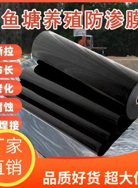 贵州鱼塘膜防渗膜j土工膜防水防渗鱼池藕池养殖塑料薄膜垃圾填埋