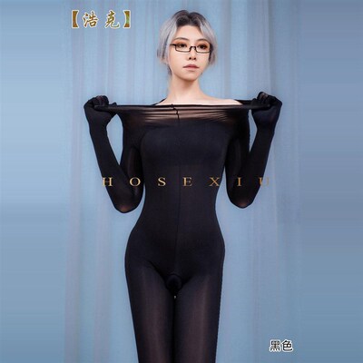 【巨容】薄款马油丝滑912针大码连体可到300斤手指脚趾头套连身袜