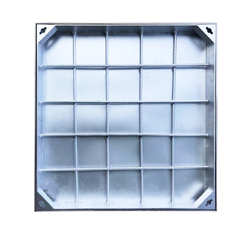 304不锈钢下沉式贴砖隐形沙井盖201强弱电M力窖井盖雨水污水阴井