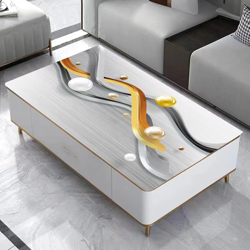 茶几桌布防水防油皮革桌垫加厚免洗不透明长方形台布茶几垫,居家布艺,桌布,淘宝优惠券,粉丝福利购,淘宝优惠卷