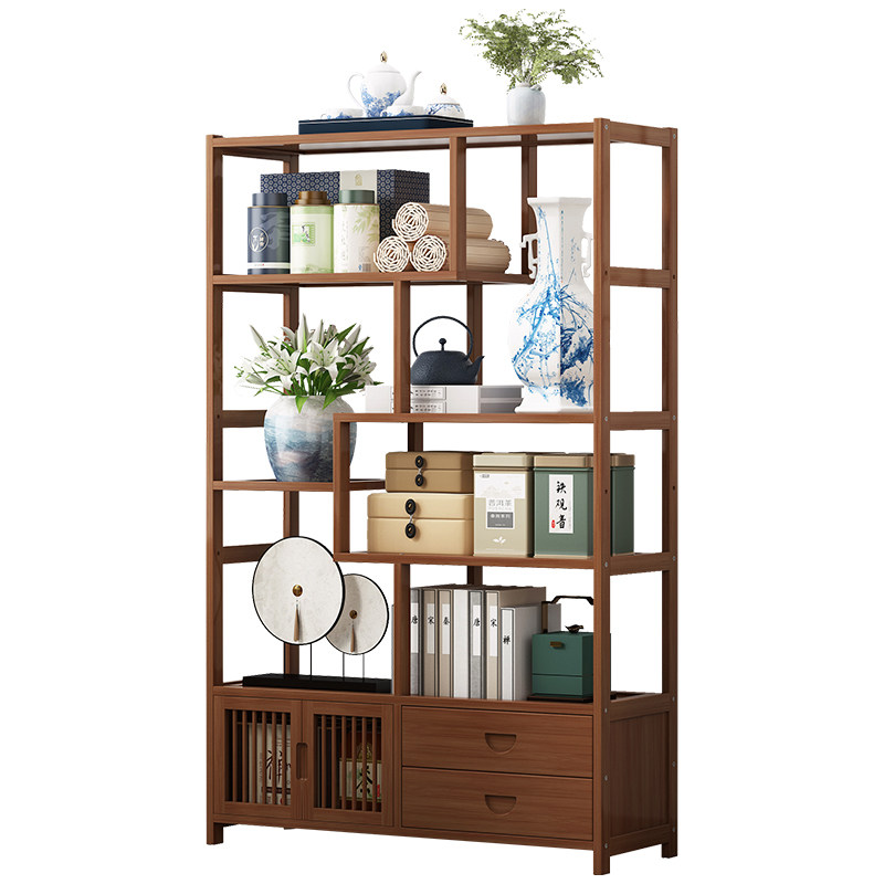 新中式博古架茶货隔断展示柜非实木茶具摆放多宝阁茶叶茶室置物架,住宅家具,多宝格/博古架,淘宝优惠券,粉丝福利购,淘宝优惠卷
