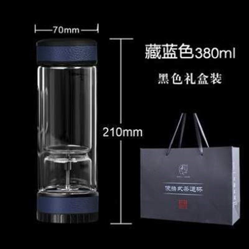 泡茶叶女男过滤便携茶水茶水杯之恋分离双层子茶杯旅行玻璃杯