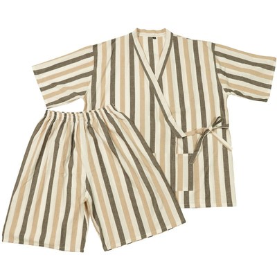 2022年新款浴服休闲条纹汗蒸服桑拿服两件P式两X件套男女套装