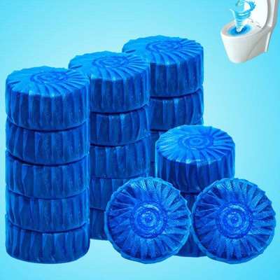 速发40pcs Blue  Automatic Toilet Cleaner Tablet Blocks WC