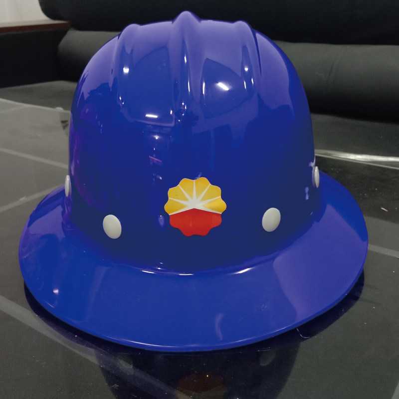 小众高货宽边大沿安全帽工地施工防雨防晒大檐安全帽防砸劳保防护