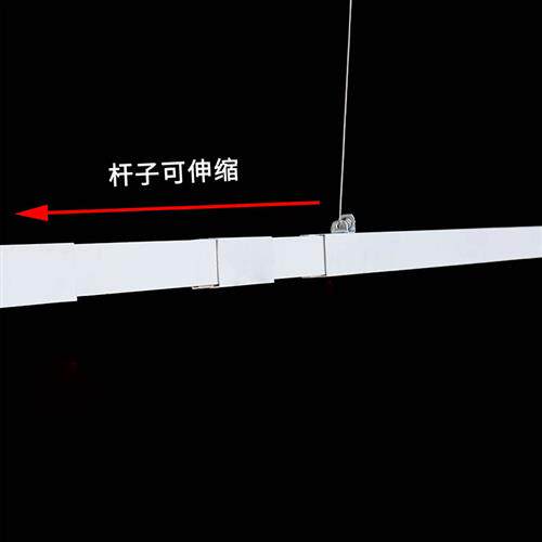 进口日本手动条幅升降杆横幅机悬挂神器固定架卷帘升降器伸缩不露