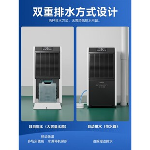 安诗曼工业除湿机156L大功率商业干燥抽湿机仓库地下室车间吸湿器