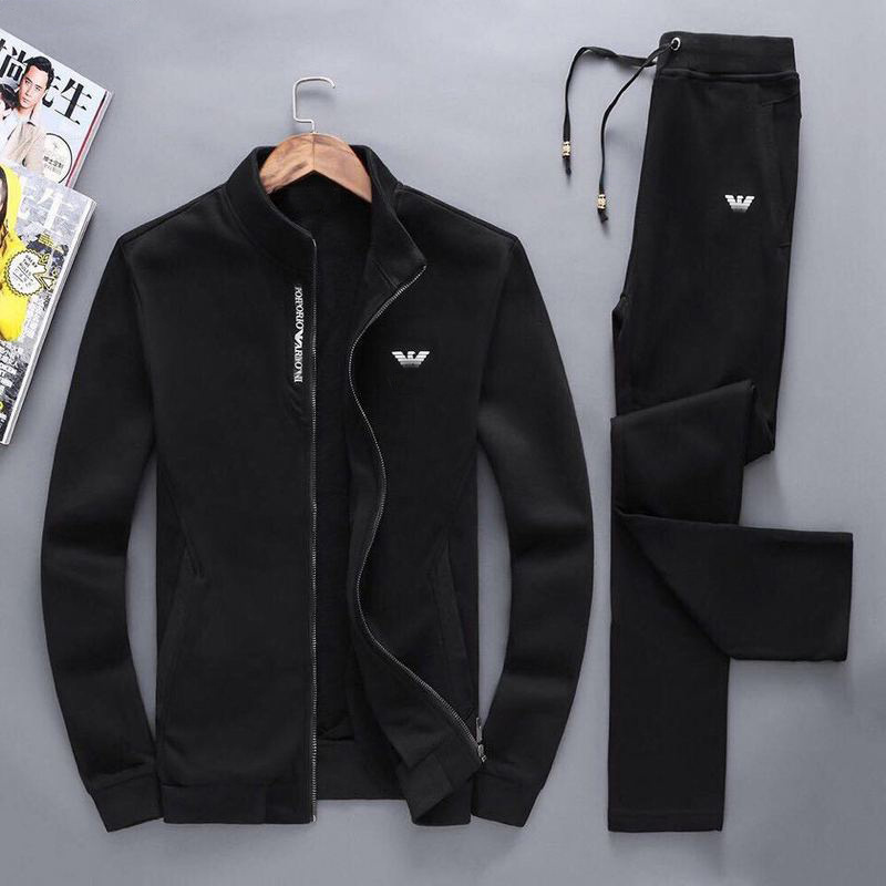 英伦套装男士开衫卫衣修身春秋季新款运动非同利服W两件装纯棉衣