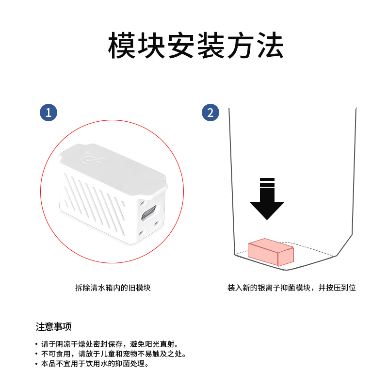适配石头扫地机G10 S/G20/P10配件缓释银离子P模块水箱除味Pro耗