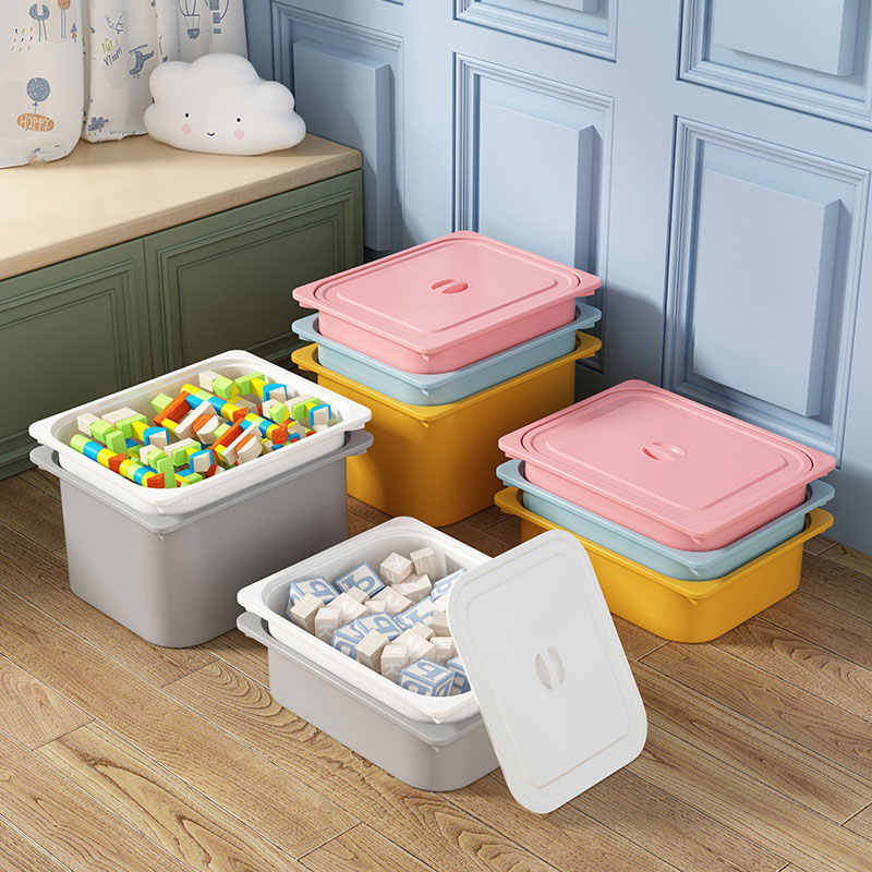 儿童玩具收纳架幼儿园宝宝玩具架书架分类整理箱多层置物架储物柜