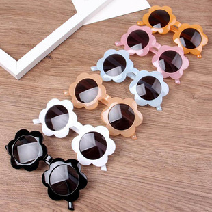 Pattern Solid Flower 极速Infant Sun Girl Love Sunglasses Boy