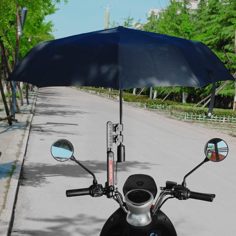 电动车雨伞支架电瓶车伞架自行车遮阳伞支撑架婴儿推车撑伞固定器