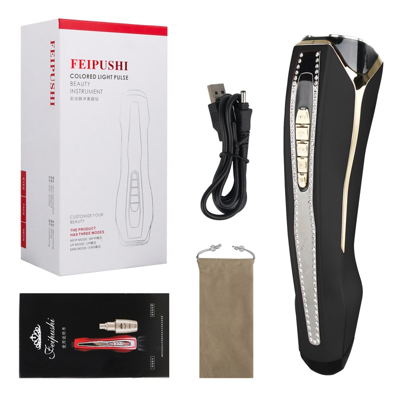 彩光 MFIP脉冲仪 EMS微电流 LED嫩肤美颜 V脸提拉塑颜 美容仪器