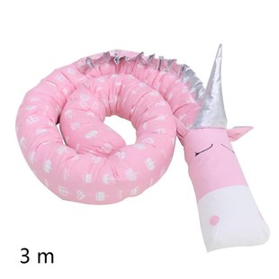 Anti Barrier Bumper Safe Crib Crash 速发Pink Bed nicorn