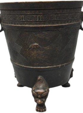 纯铜炭炉煮茶炉温酒炉火炉茶道煮水木炭茶道煮茶器复古老式全铜炉