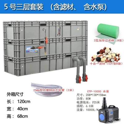 鱼池转鼓微滤机循环水产养殖鱼便分离过滤器全自动反冲洗箱免换水