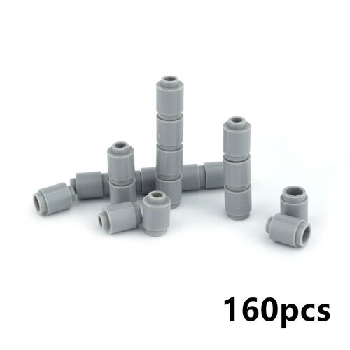 新品160pcs Building Blocks MOC Round Brick Cylinder Bricks 1