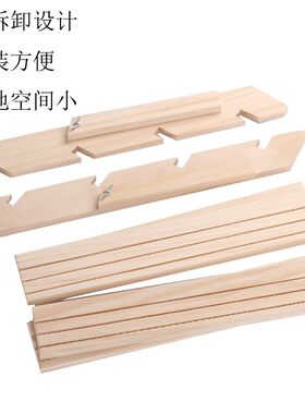 实木桌面手链耳环架子公仔高达Molly手J办收纳台梯形展示架 大容