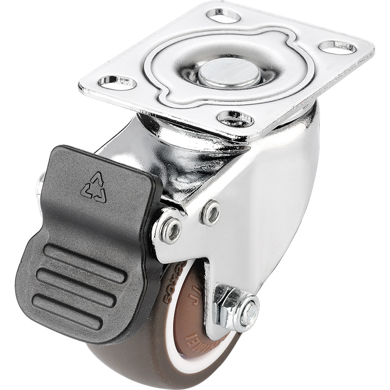 重型静音轮橡胶轮耐磨定向轮滚轮脚轮轱辘万向轮轮子2/T2.5/3/4寸