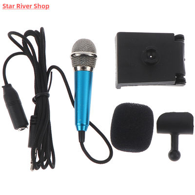 推荐Portable 3.5mm Stereo Studio Mic KTV Karaoke Mini Microp