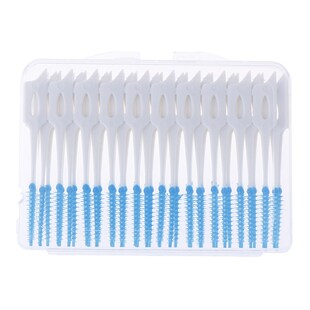 40Pcs/Box Push-Pull Interdental Brush 0.7mm Gum Orthodontic