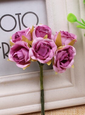 DIY花环头饰发饰配件 小茶梅手工制作花艺 礼盒喜R糖盒装饰1包60
