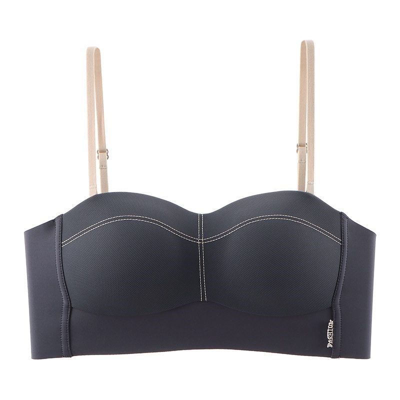 撞色抹胸文胸无钢圈小胸聚拢上托调整型一体式内衣女侧收透气,女士内衣/男士内衣/家居服,男平角内裤,淘宝优惠券,粉丝福利购,淘宝优惠卷