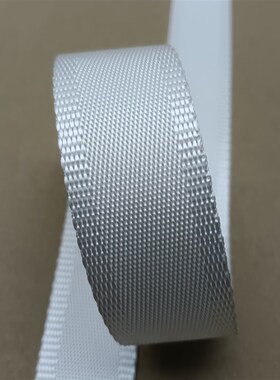 25mm3.2厘米3.8cm50仿尼龙锁边F织带黑色斜纹锁边白色宽咖啡色背