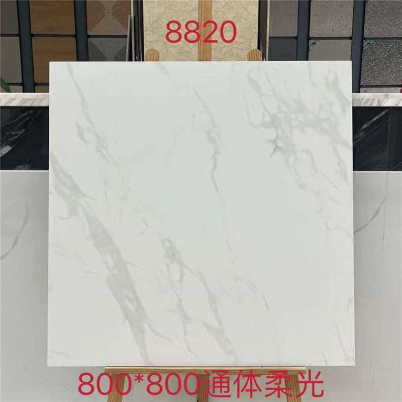 灰色通体柔光仿古瓷砖客厅卧室商铺阳台防滑地砖800*800 厨卫墙砖