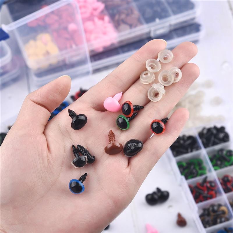 极速1 Box DIY Craft Eyes Noses Sets Eyeball Doll Accessories