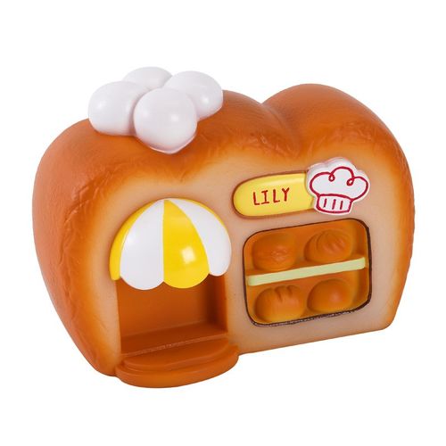 圣诞创意礼物女生面包屋蓝牙音箱发光卡通生日礼物家居摆件小音响